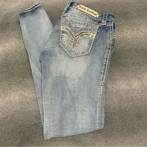 Rock Revival Light Wash Skinny Jeans